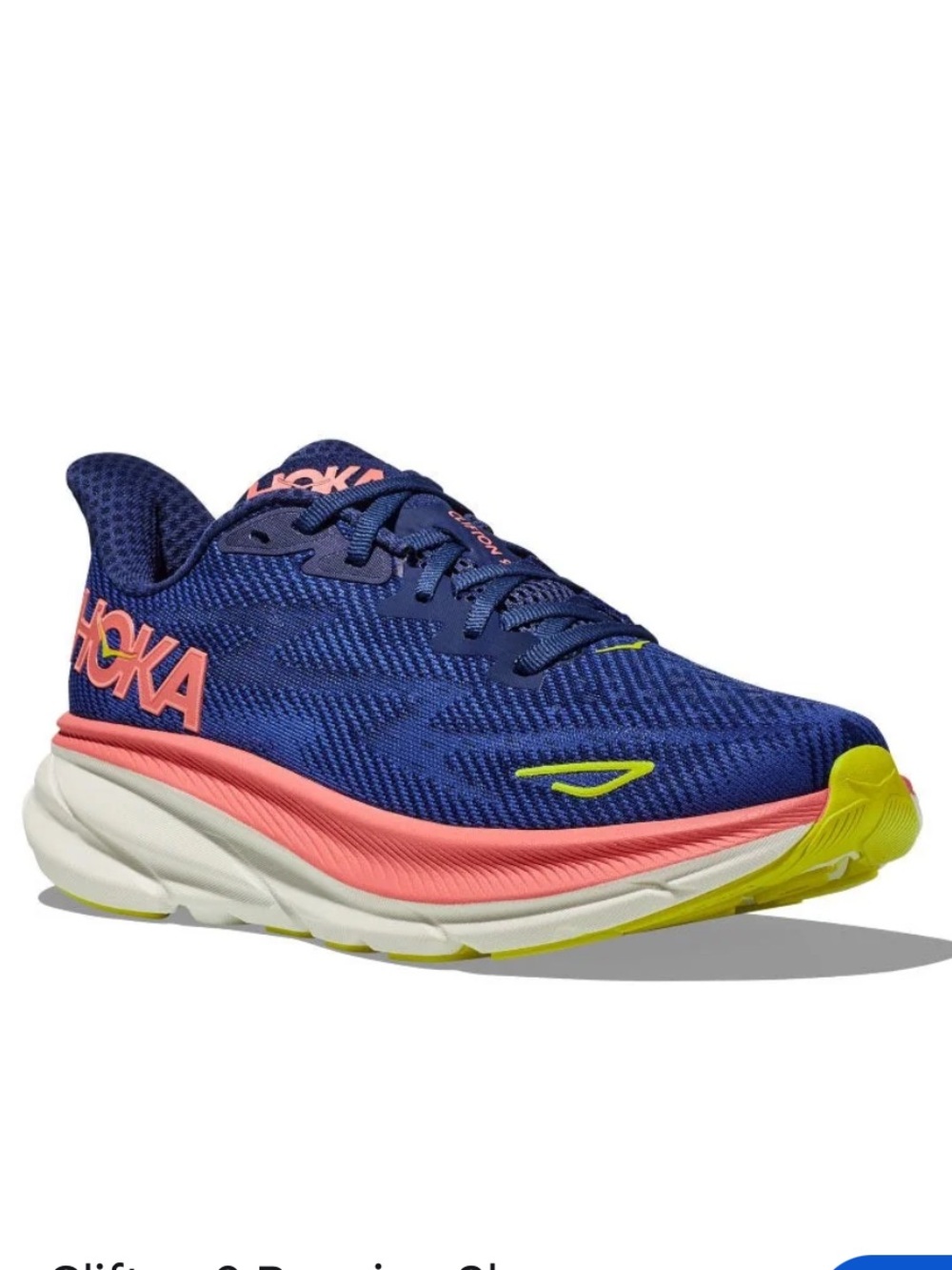 New HOKA Women's Clifton 9 Running Shoe - Size 7.5B